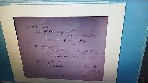 Advanced Digital Signal Processing (ADSP) PUE3122 SECTION B by Dr. A.R Zubair Video 12