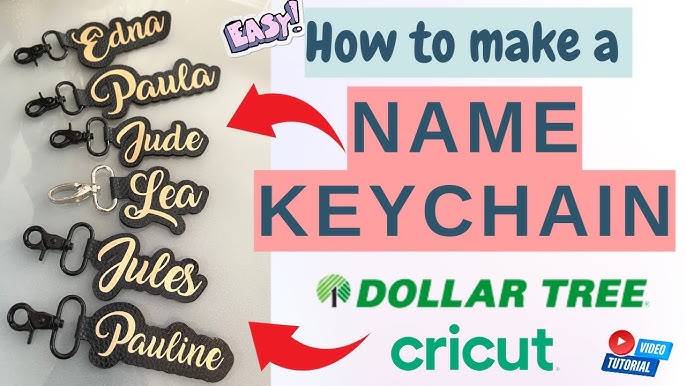 Easy Acrylic Keychains Tutorial  Start to Finish with a Cricut! 