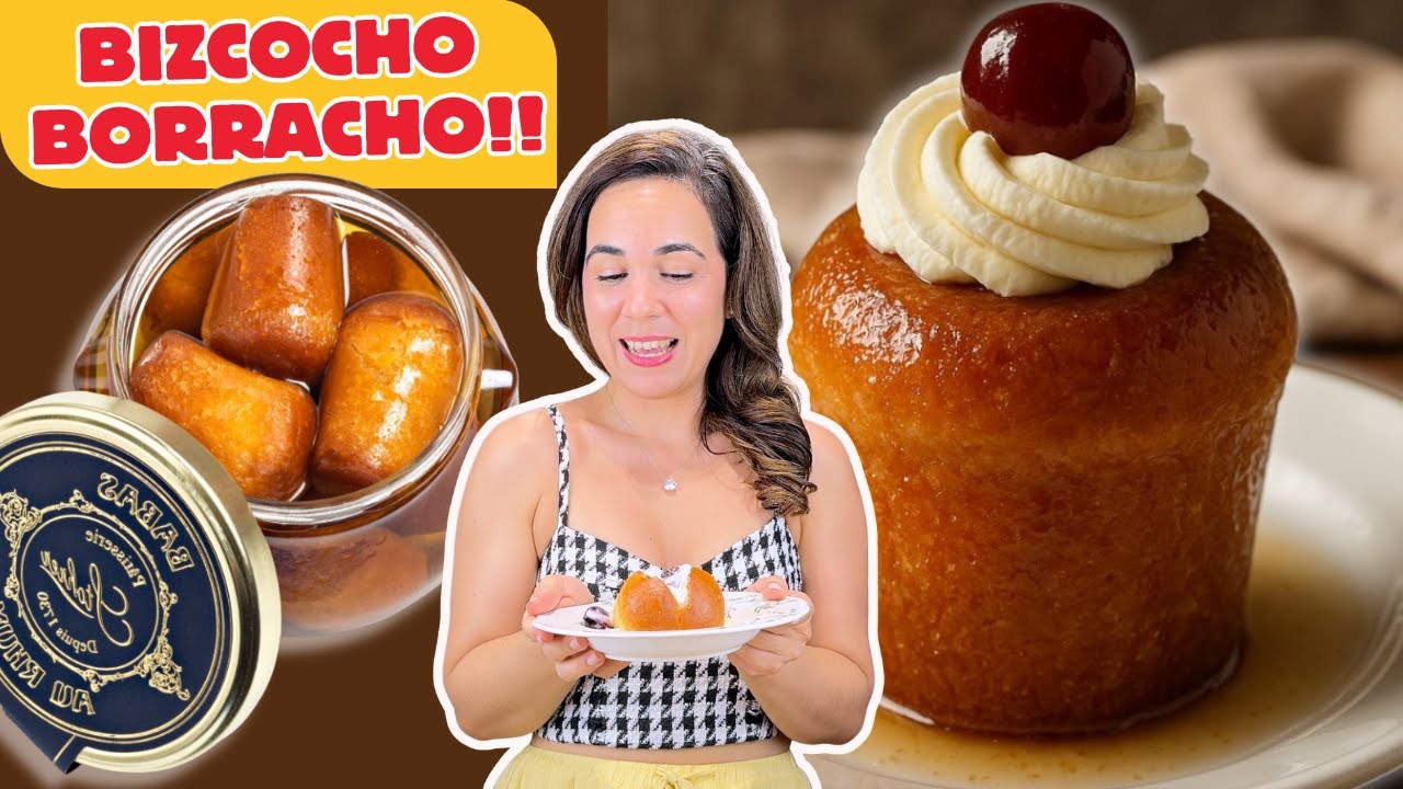 CÓMO HACER BABÁ AL RON? RECETA DEFINITIVA!! BIZCOCHO BORRACHO