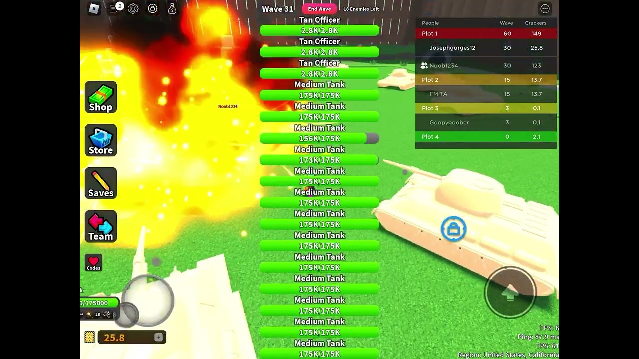 Toy Defense Roblox￼ Wave 31(Endless)￼￼￼