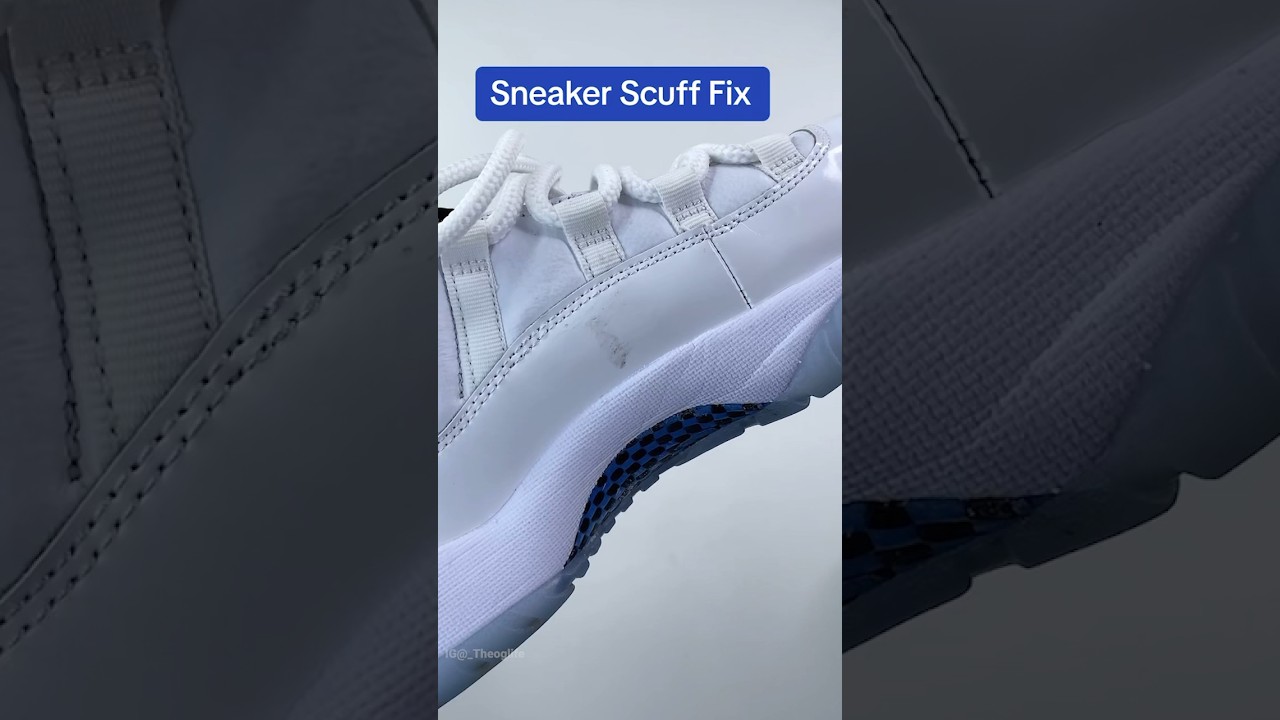 Восстановление кроссовок Jordan Scuff Fix из лакированной кожи