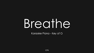 Video thumbnail of "Breathe - Hillsong Worship | Piano Karaoke [Key of G]"