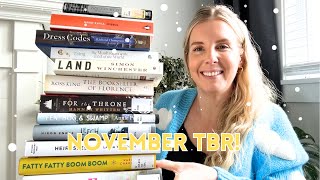 November TBR - Swedish voices, fantasy of manners, fashion, food & more!