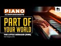 Part of your World (The Little Mermaid) - Piano playback for Cover / Karaoke