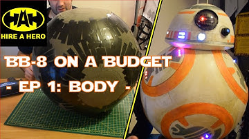BB-8 on a Budget Tutorial - Episode 1 - Body - FREE TEMPLATES IN DESCRIPTION!