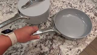 Caraway Mini Pans! Caraway Nonstick Ceramic Sauce Pan with Lid vs Caraway Nonstick Ceramic Mini