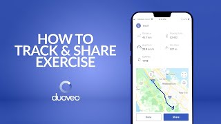 duoveo -  How to track & share exercises screenshot 2
