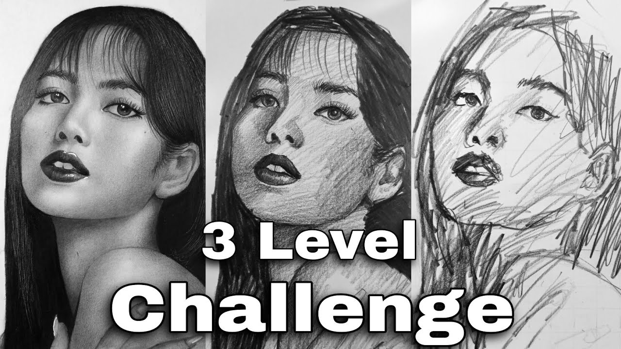 CHALLENGE | Sit and Walk and Run Drawing | Dp Art Drawing