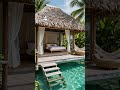 You get to vanish to a secluded luxury retreat... Which one would you choose?