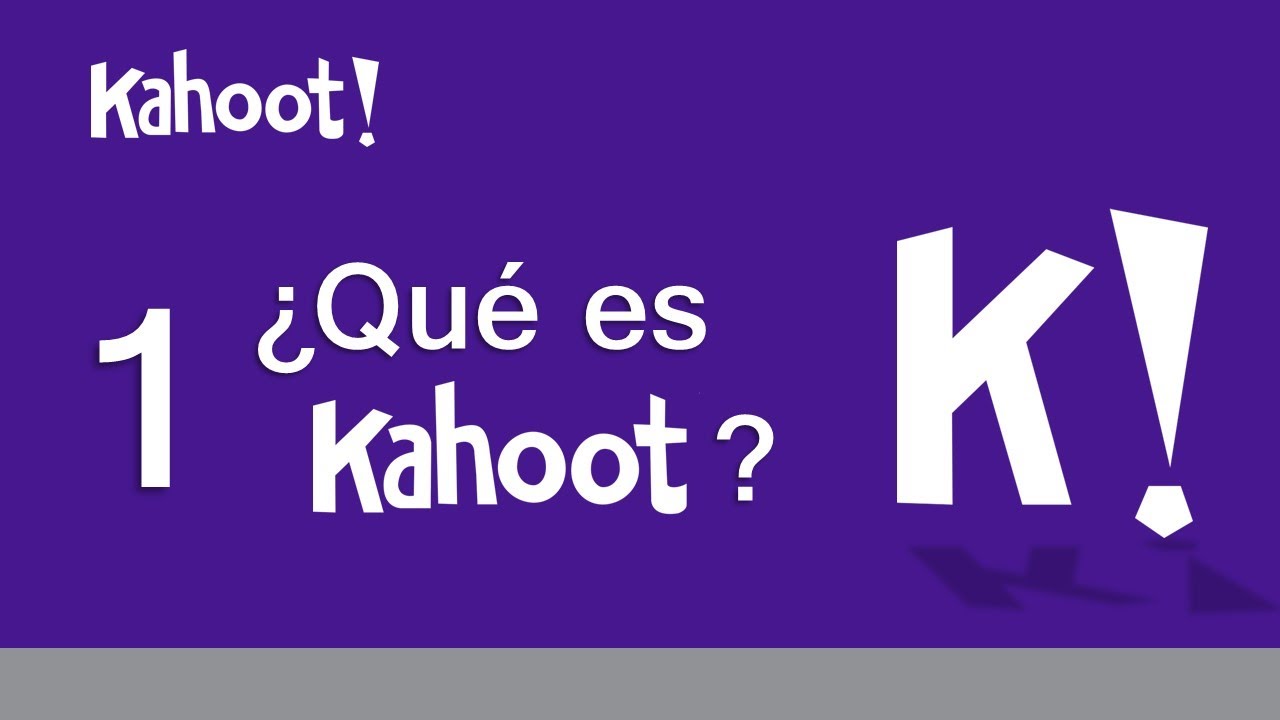1. Qué es Kahoot YouTube