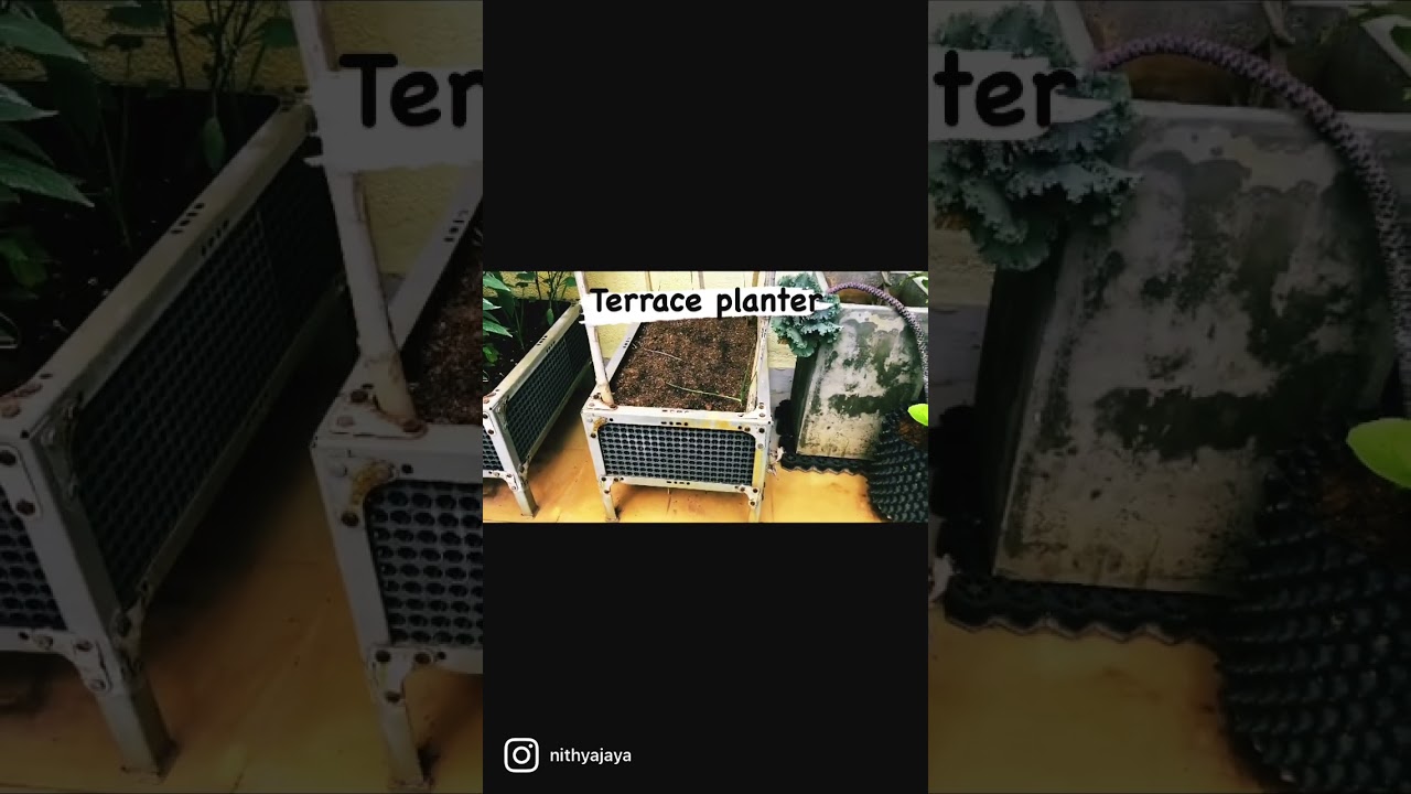 Terrace planters/raised veggie beds