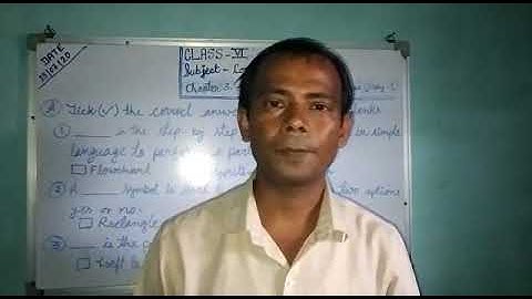 Class -6, Subject- Computer Science, Chapter-3, Problem Solving Techniques.(Day-1), Date- 13/07/20.