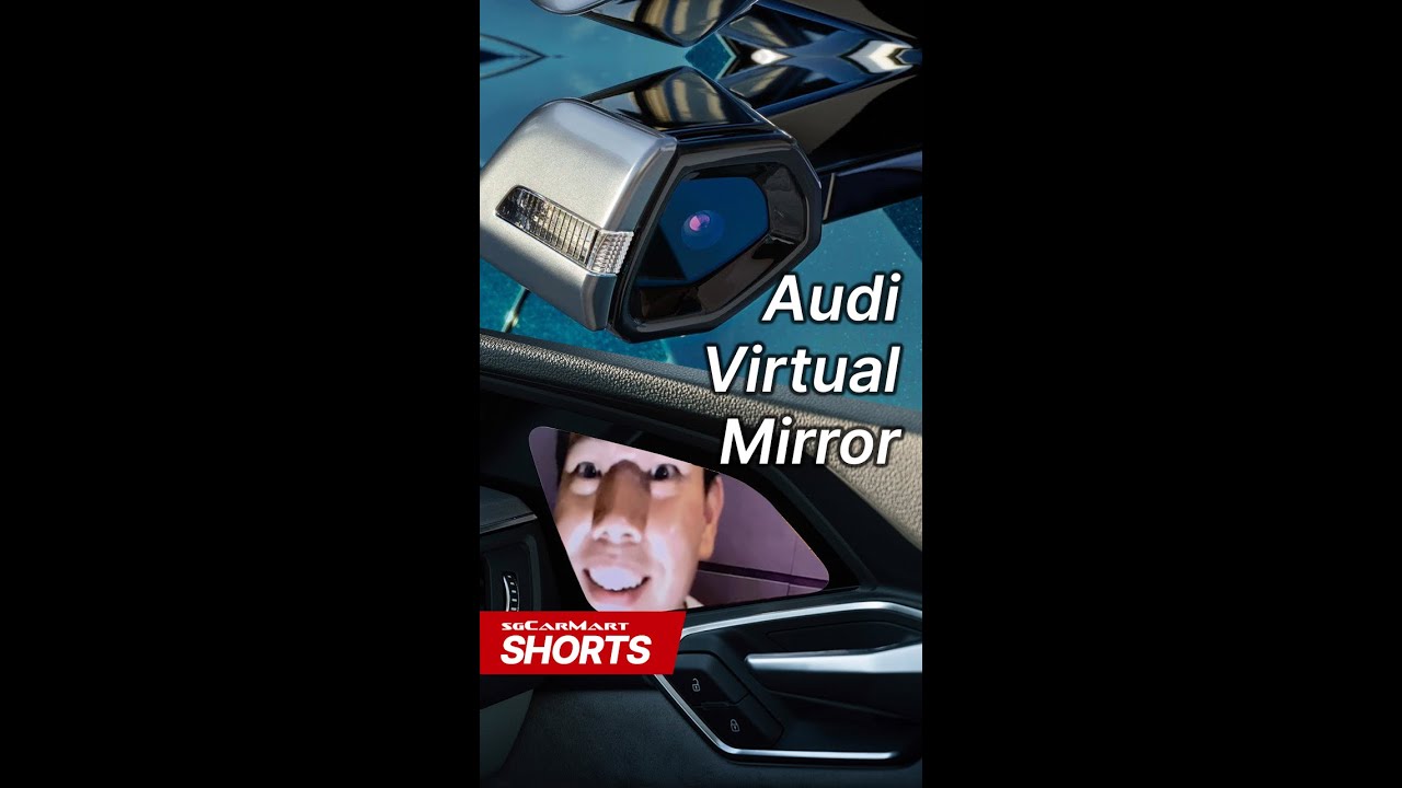 Jon Testing Out The Audi Virtual Exterior Mirrors #shorts