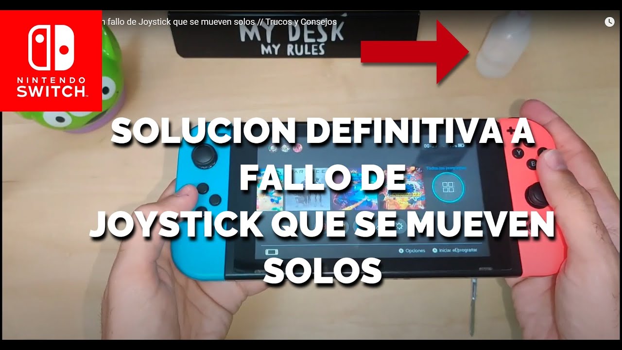 Nintendo Switch Solución Fallo de Joystick que se Mueven Solos Drift ...