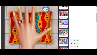 Nail Art Game video | nail art games for girls | 3d nail salon game screenshot 1