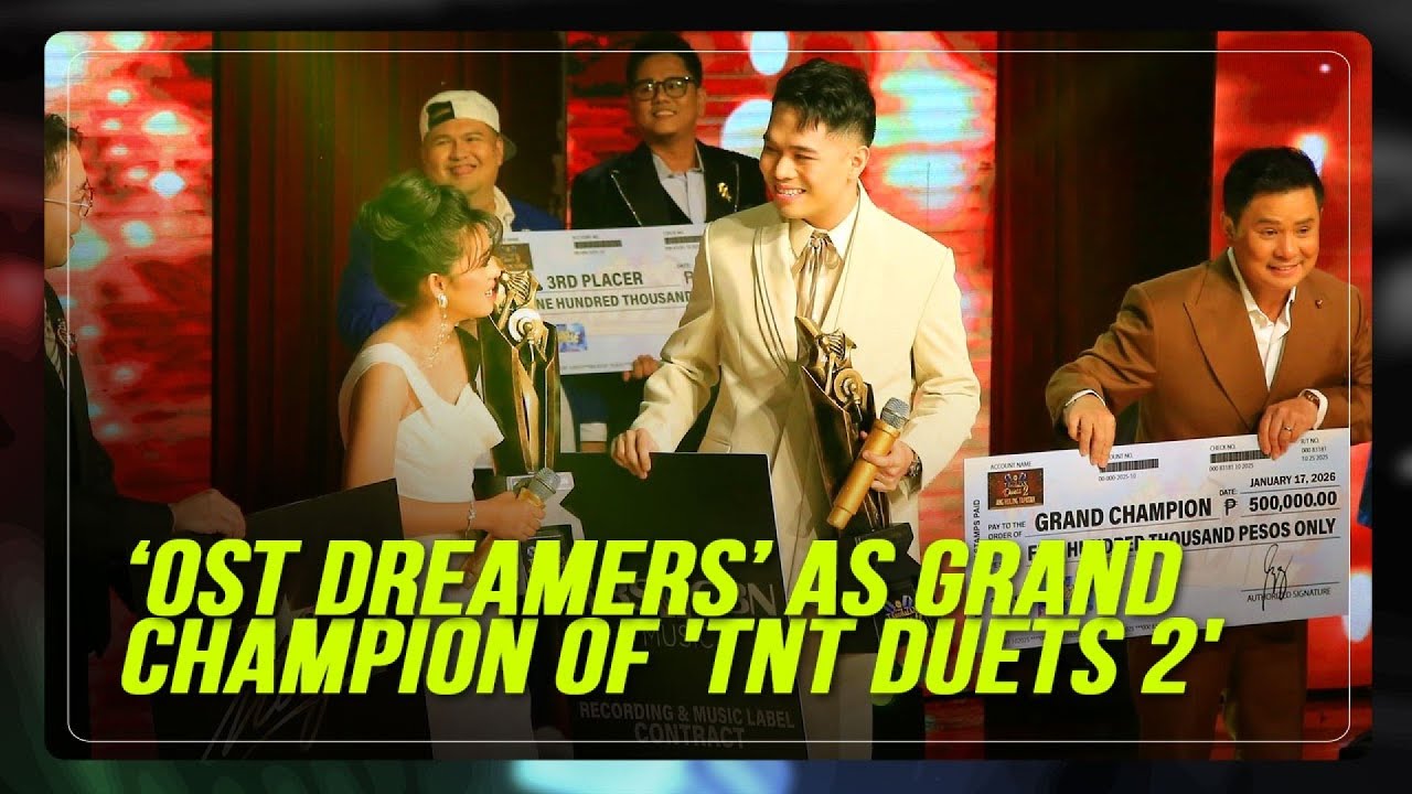 Arvery, Christian itinanghal na grand champion ng ‘Tawag ng Tanghalan Duets 2’ | ABS-CBN News