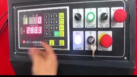 QC12K shearing machine with MD11