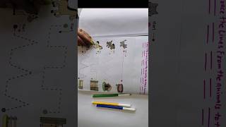 Trace the lines from the animals  to their homes 🏠     # 🐱 #🐕 #🐎 #🐄 #worksheets #trending #shorts