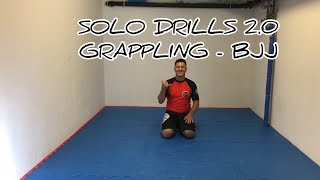 Grappling Solo Drills grappling bjj drills workout bodyweightworkout