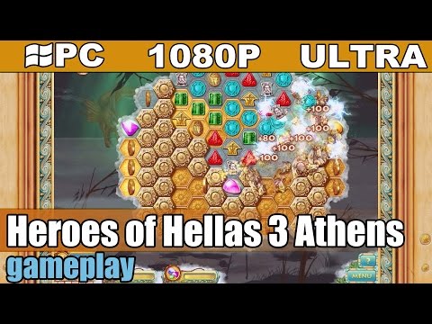 Heroes of Hellas 3 Athens gameplay HD - Hidden Object / Board Game - [PC - 1080p]