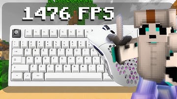 1000 fps Mouse + Keyboard ASMR w/Shaders | Relaxing 💤