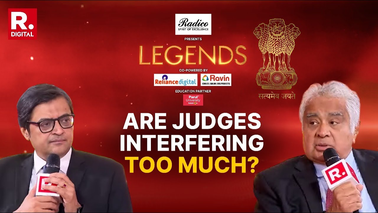 Harish Salve-Arnab On Legends: Are Judges Crossing The Line? Padma Bhushan Harish Salve Answers