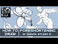 How to Draw Foreshortening for Comics  - Video Narrated by Robert Marzullo