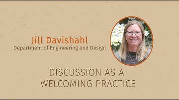 Davishahl (2/5) Discussion as a Welcoming Practice