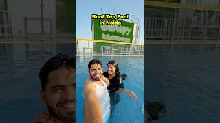 Roof top swimming pool in Noida | hibiscus select hotel | swimming pool in noida