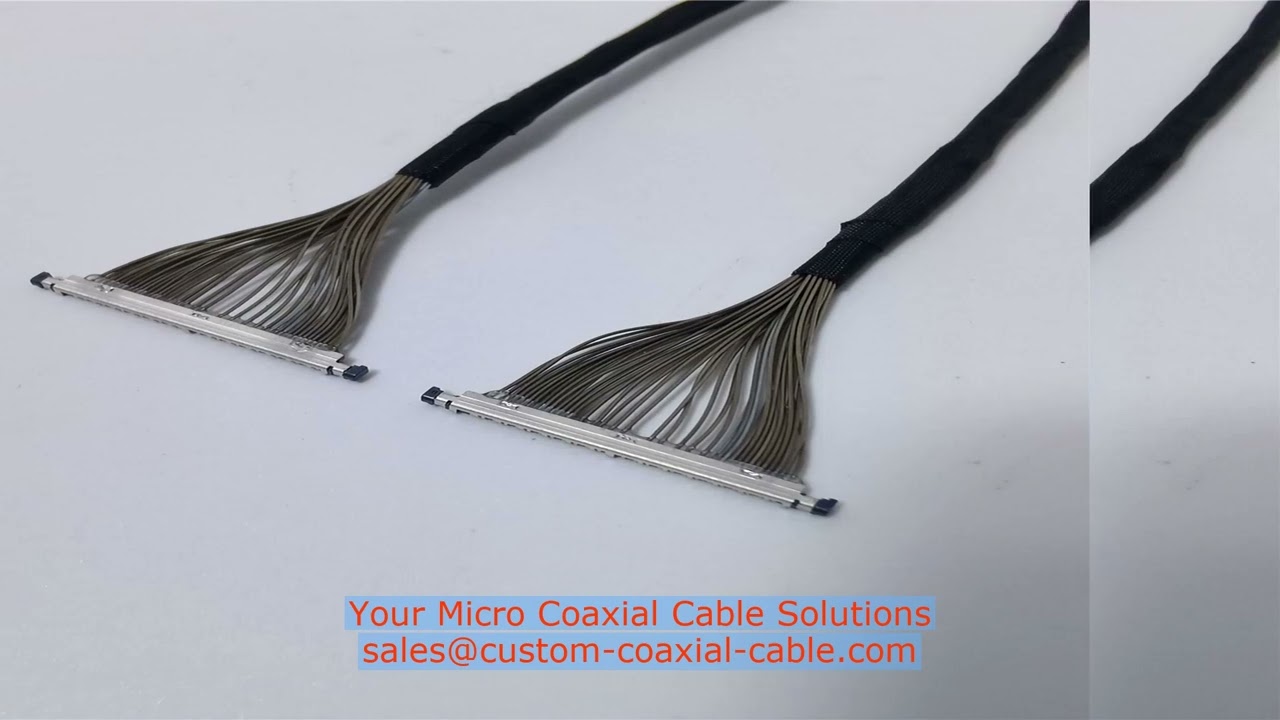 Experience Precision Alpha Wire Micro Coaxial Cables Assembly/Harness Supplied for Communication Mod