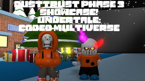 [OLD] Dusttrust Sans Phase 3 Showcase | Undertale: Coded Multiverse | ROBLOX
