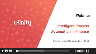 WEBINAR | Intelligent Process Automation in Finance