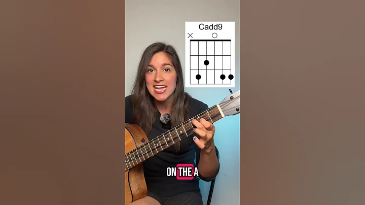 Beautiful Chord of the Day ~ Cadd9 #guitarlesson #music #guitar #guitarchords
