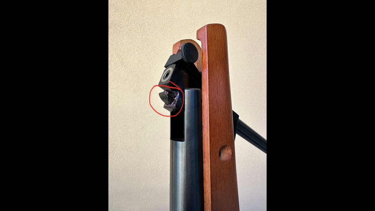 Crosman Optimus .177 air rifle/ What is this red cream thing？Comes with a brand new gun.