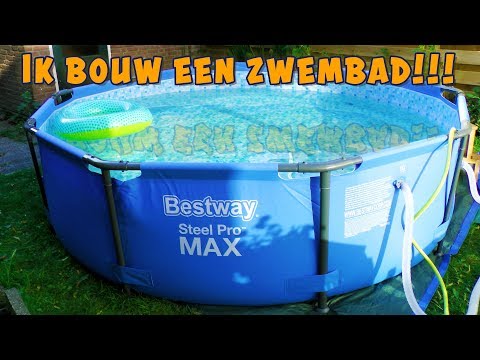 Ik bouw een zwembad in mijn achtertuin!