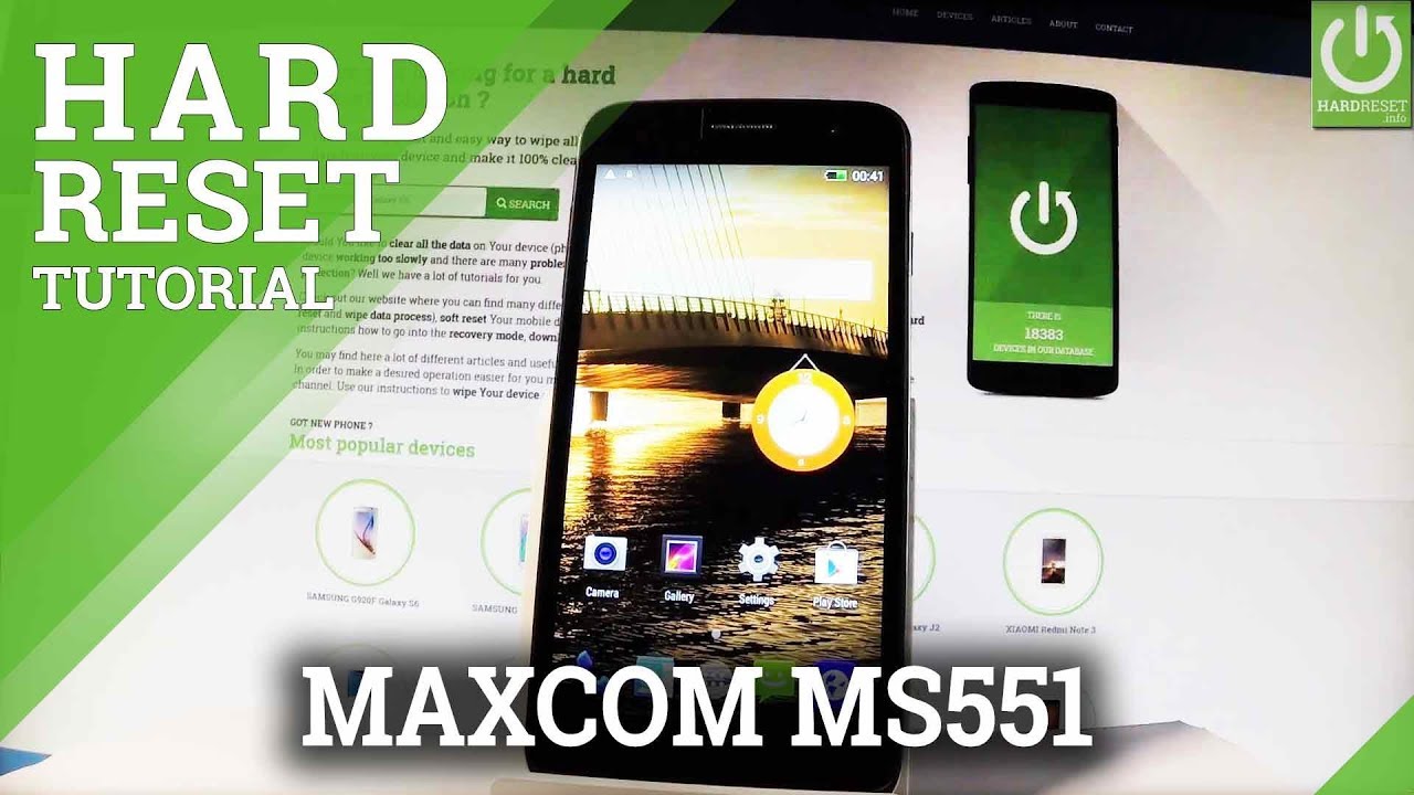 How to Hard Reset MS551 Clear eMMC / Bypass Pattern YouTube