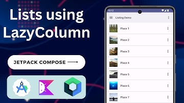 Custom List using Jetpack Compose | Kotlin | Android | Android Studio Giraffe #jetpackcompose