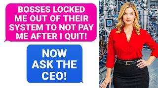 Bosses Changed My Hours & Locked Me Out of the System to Not Pay Me After I Quit! Ask the CEO r/EP