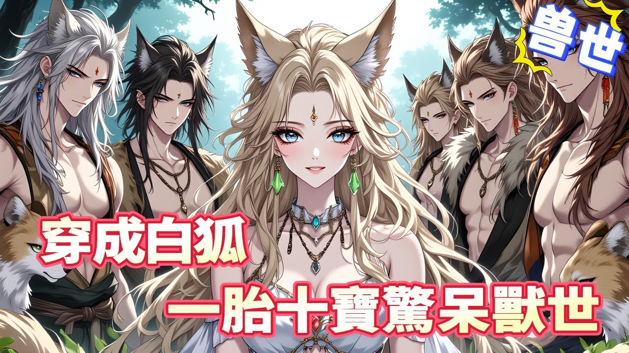 【🔥穿越兽世】《穿成白狐，一胎十寶驚呆獸世》綁定生子系統後，她靠生崽卷積分，順便收編了二十一位高顏值獸夫，個個實力超群還寵妻如命！ #穿越 #獸夫