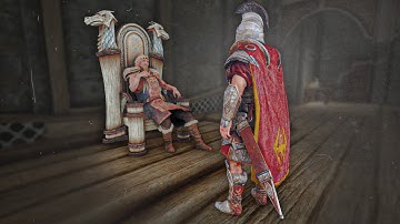 Secret scene if you visit Whiterun first time as Tullius messenger in Skyrim