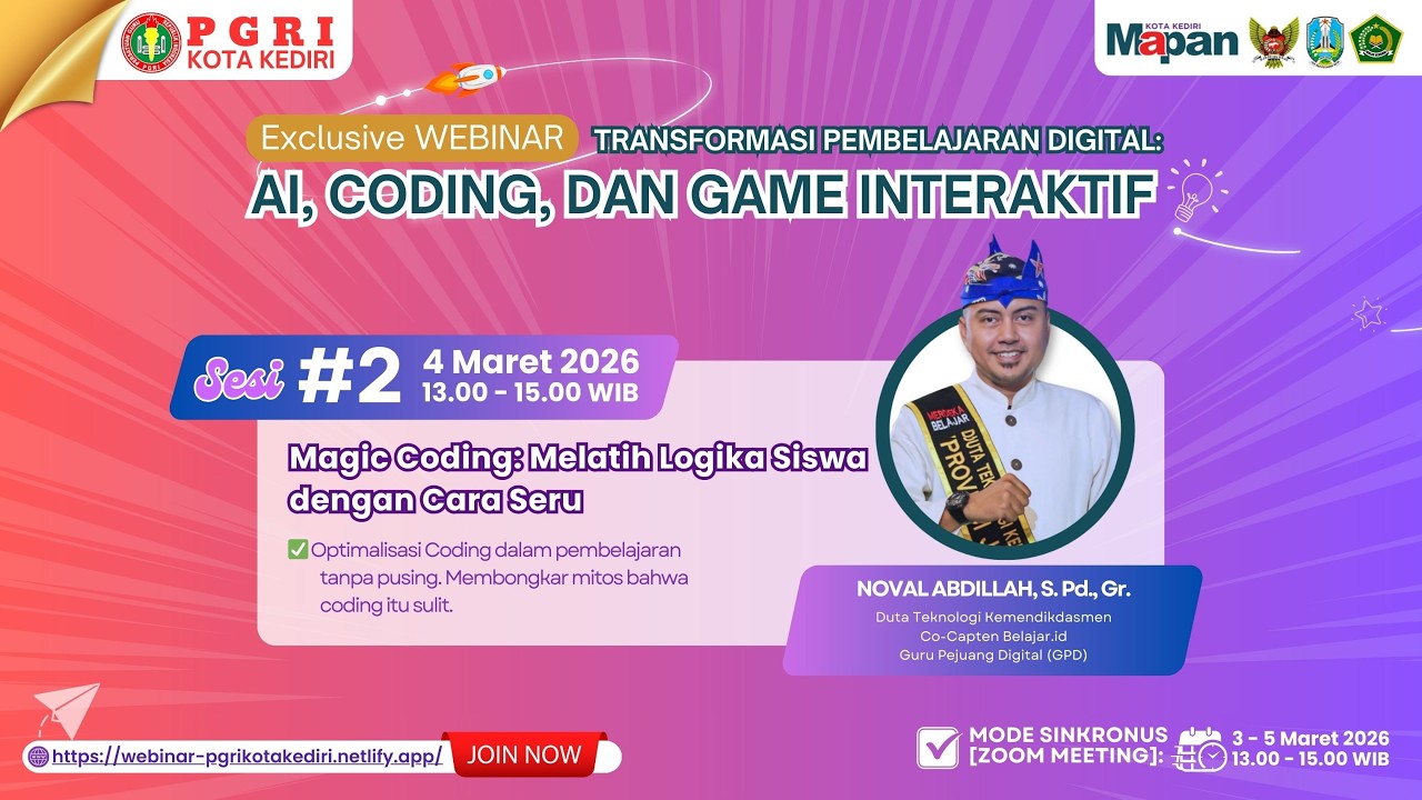 Sesi#2: Magic Coding - Melatih Logika Siswa dengan Cara Seru