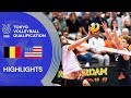 BELGIUM vs. USA - Highlights Men | Volleyball Olympic Qualification 2019