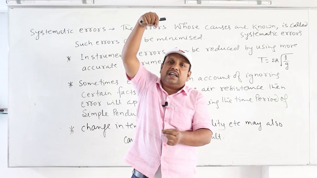 11th: Error Analysis (Lecture 01) || By -Sanjeev kumar ||Boring road patna