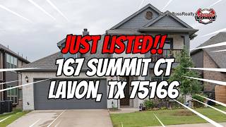 Inside a Just Listed Greenbelt Home in Lavon TX | Cul-de-Sac in Grand Heritage East
