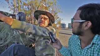 Tram Lyrattanak Interviewing Wildlife Photographer Thy Bun