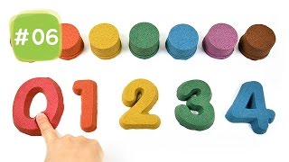 Learn Numbers with Kinetic Sand #06 - By MagicPang