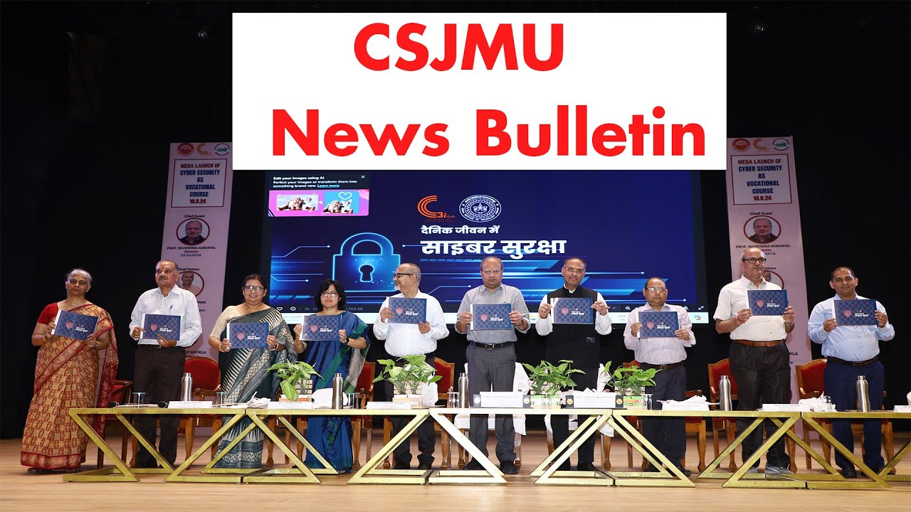 CSJMU News Bulletin- 10/08/2024 - YouTube