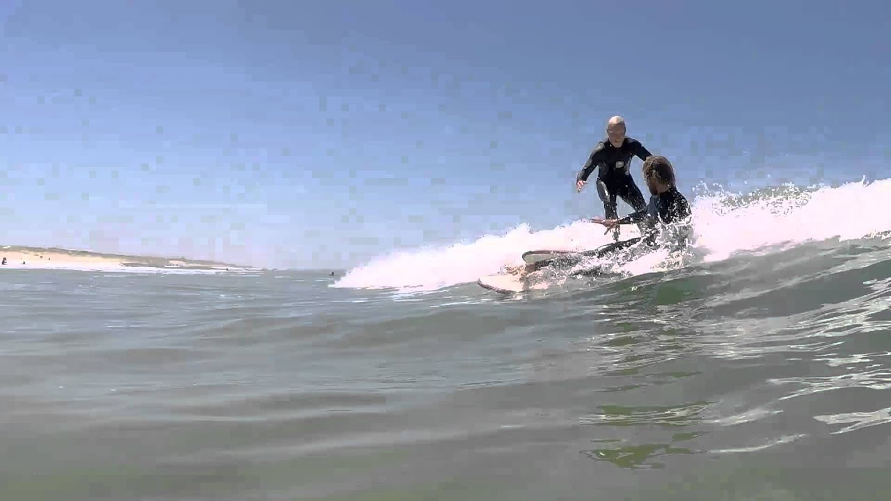 Surfcamp Moliets Frankreich - Surfsession