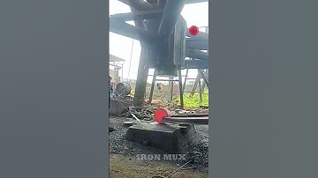 Creating Flanges Using Iron Billet #iron #flange