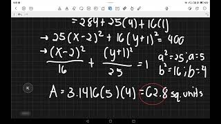 ANALYTIC GEOMETRY: ELLIPSE (samples 3-7)